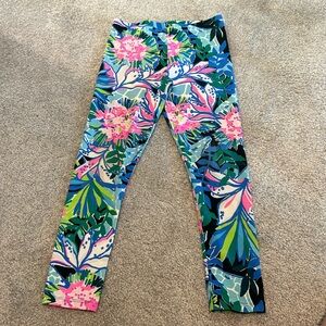 Lily Pulitzer Girls Leggings Size Medium (6-7)